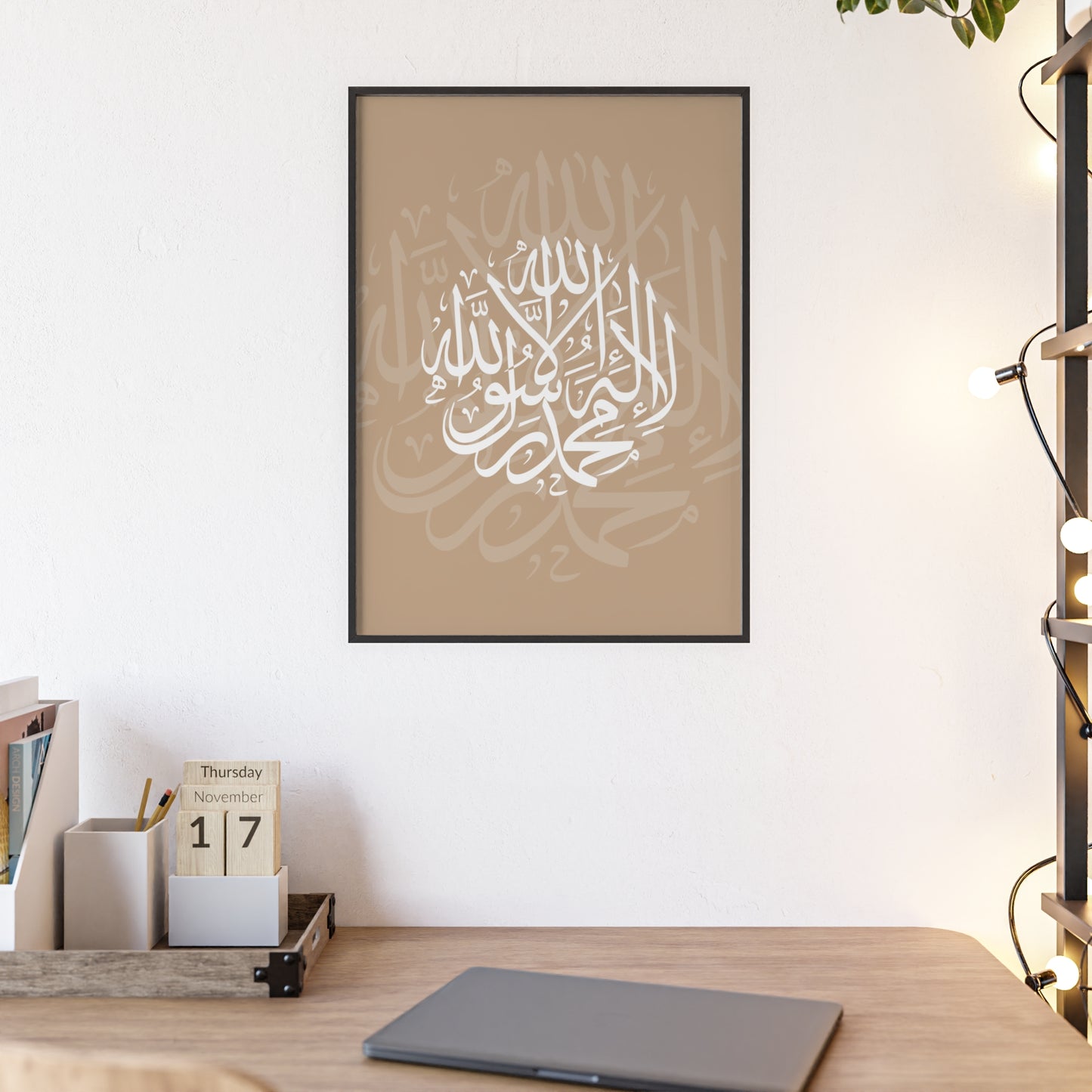 Poster with Wooden Frame