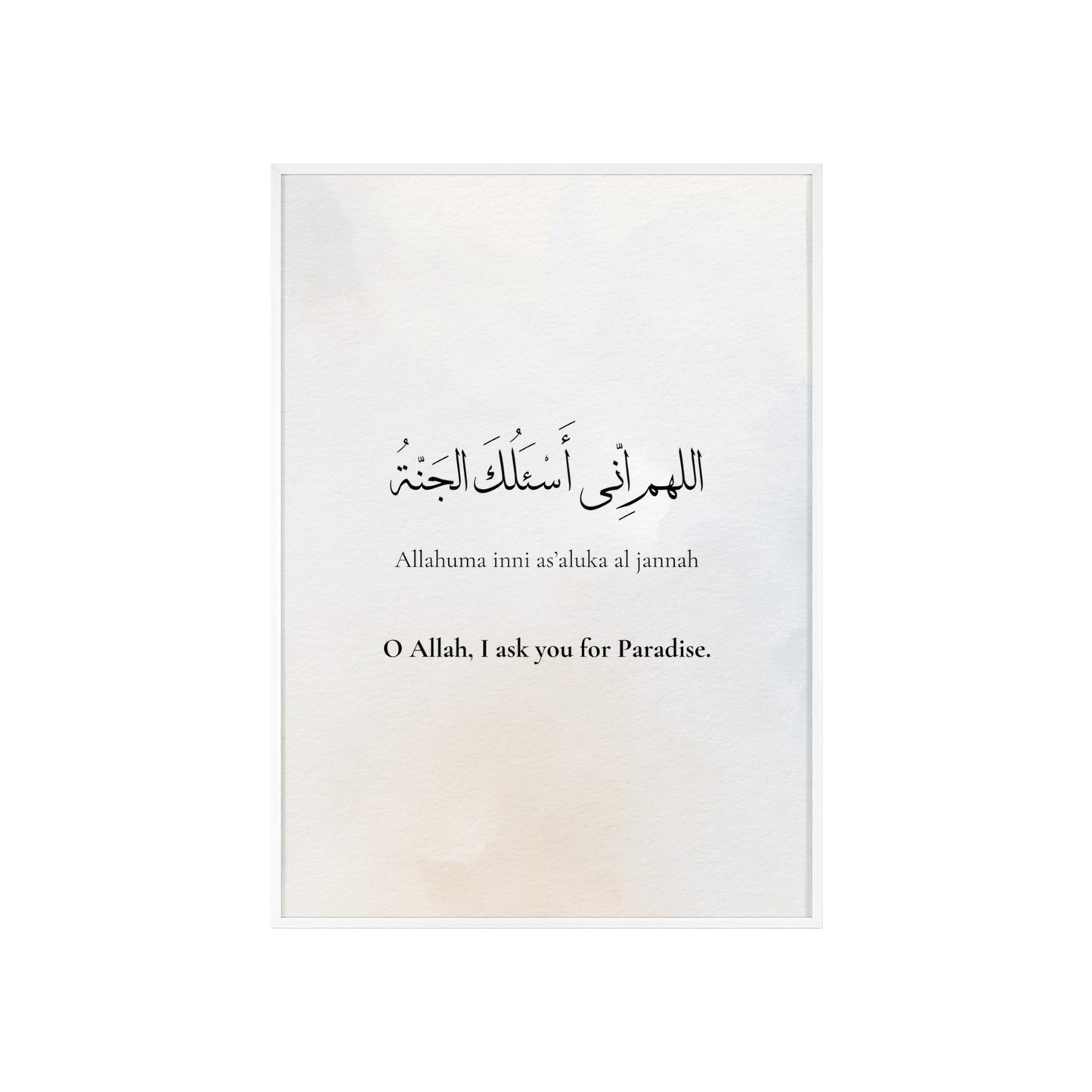 Poster with Wooden Frame