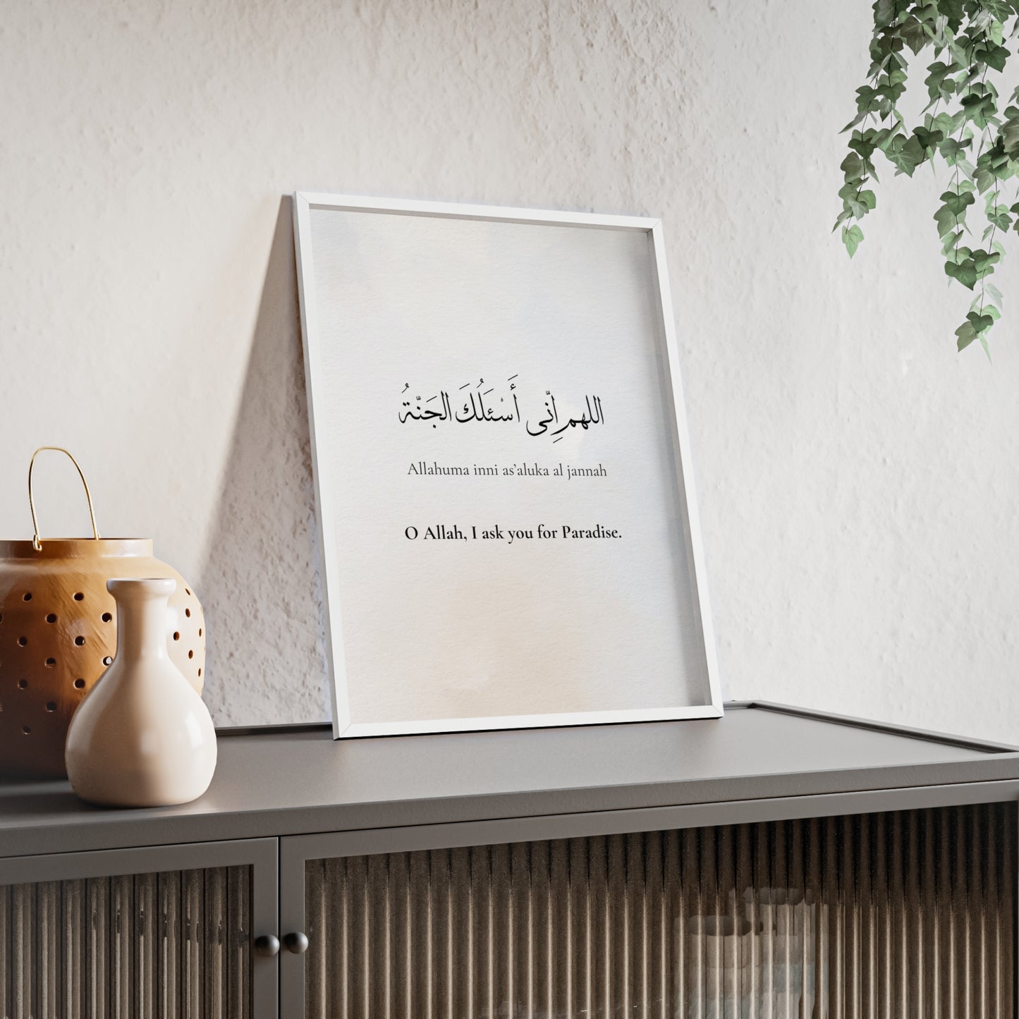 Poster with Wooden Frame