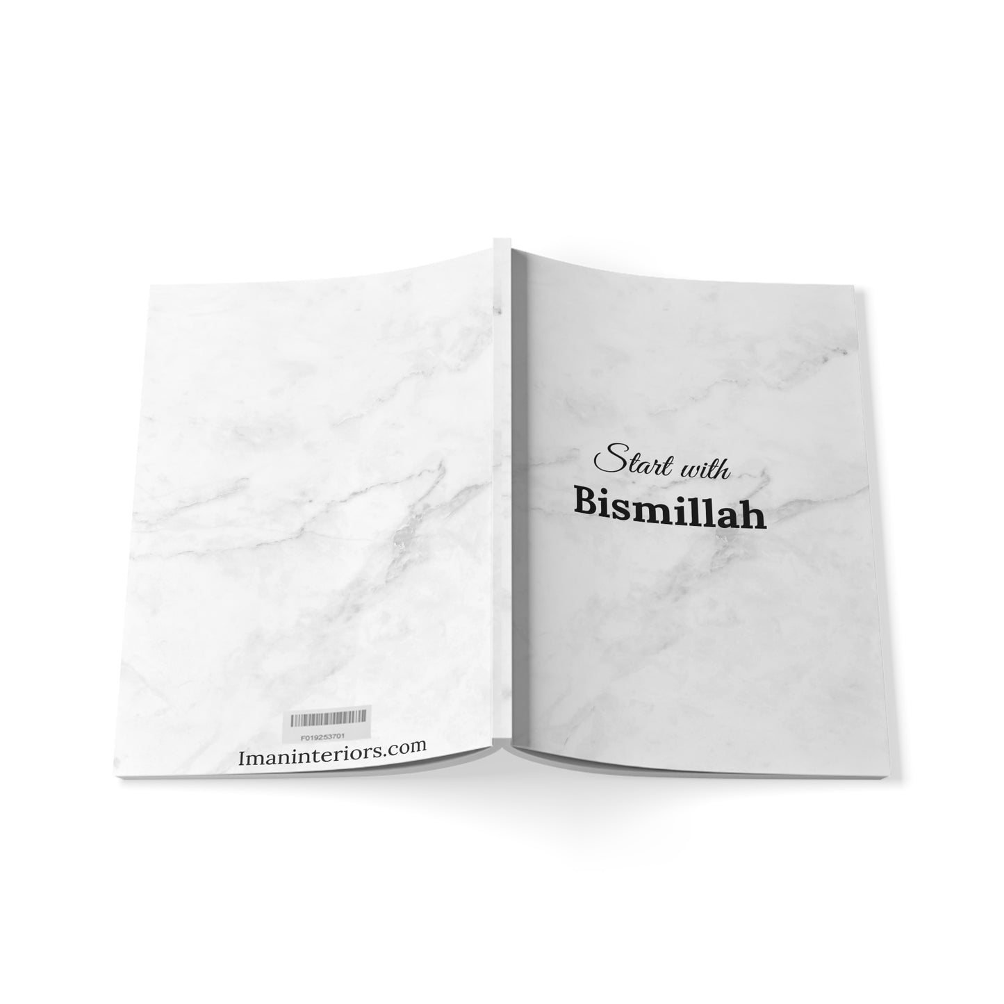 „Start with Bismillah“ Softcover Notebook