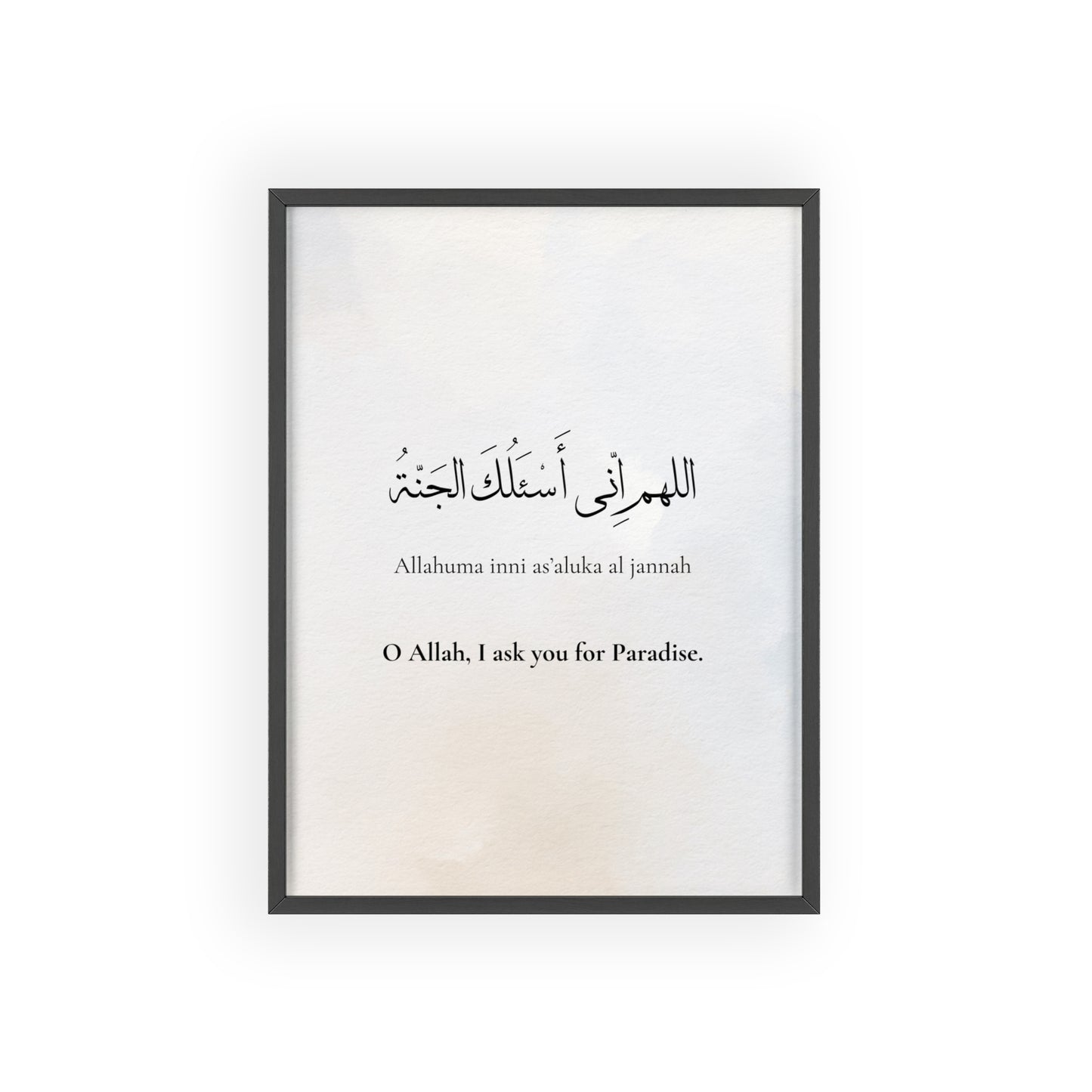 Poster with Wooden Frame