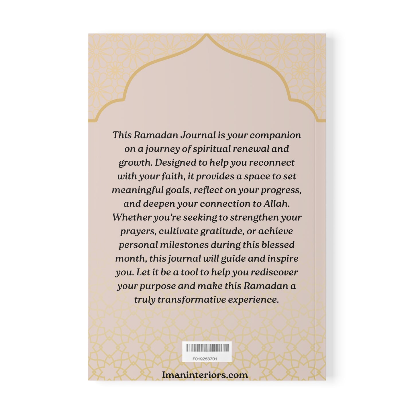 Ramadan Journal - A5 Softcover Notebook for Reflection and Growth