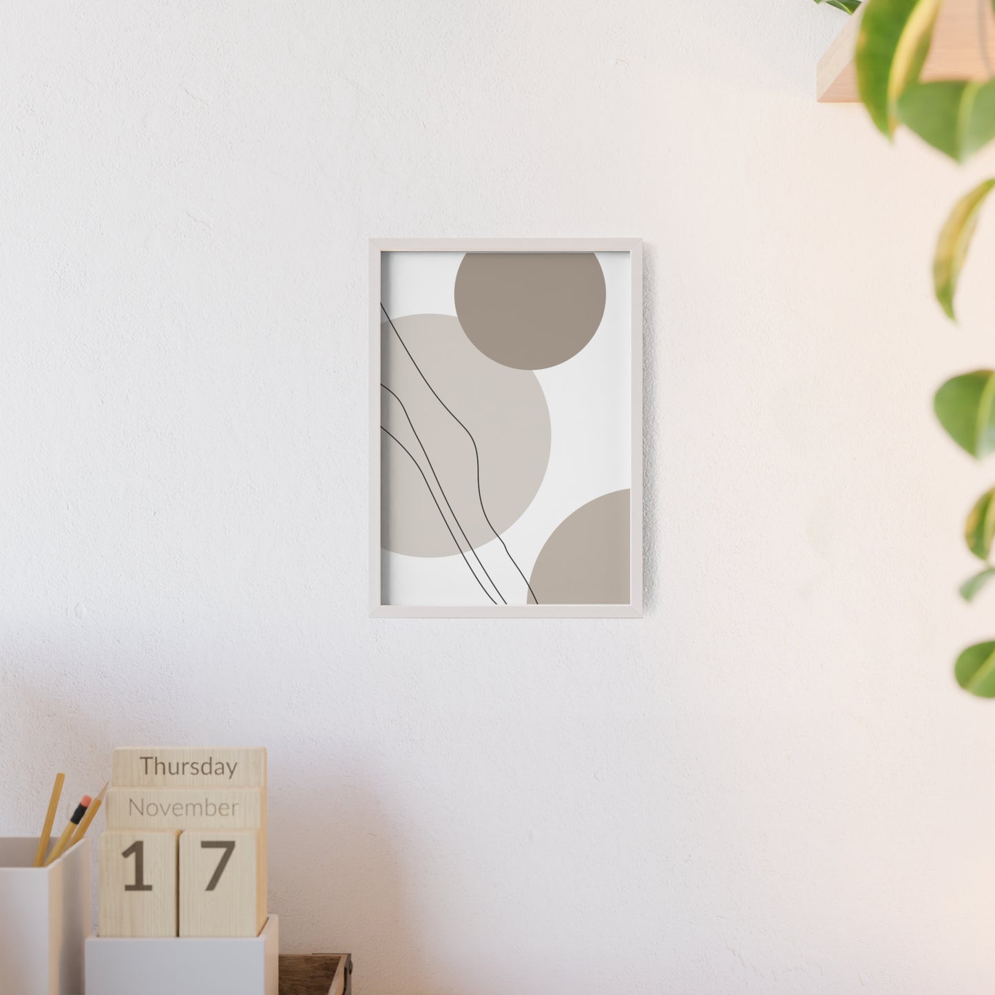 Poster with Wooden Frame