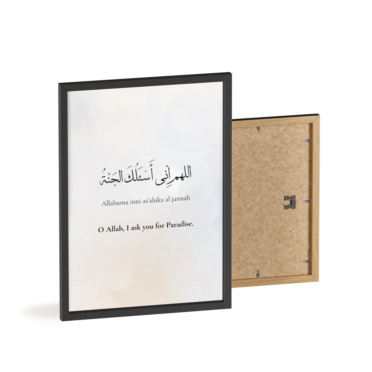 Poster with Wooden Frame