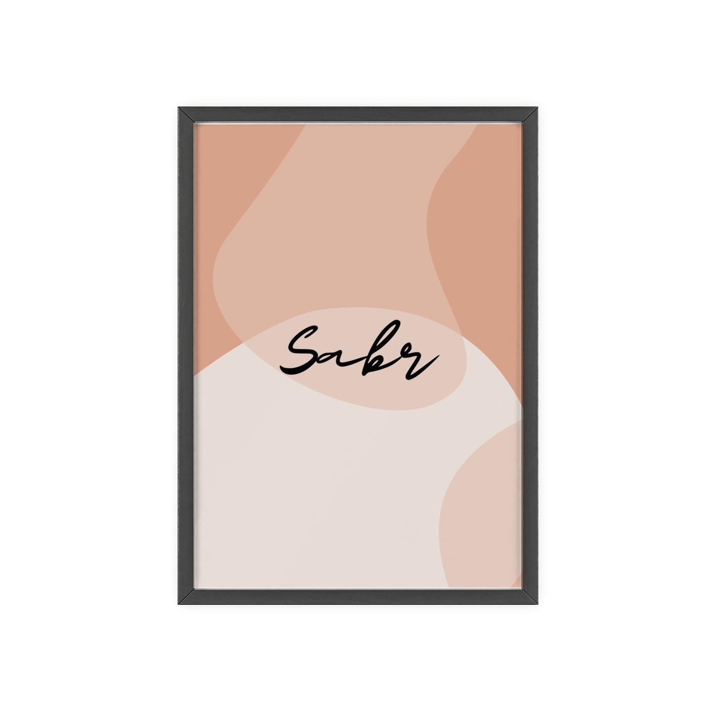 „Sabr“ Posters with Wooden Frame