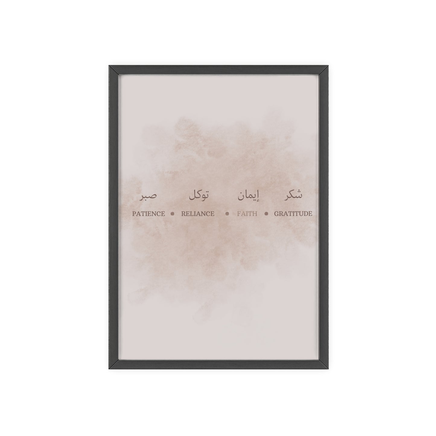 Poster with Wooden Frame