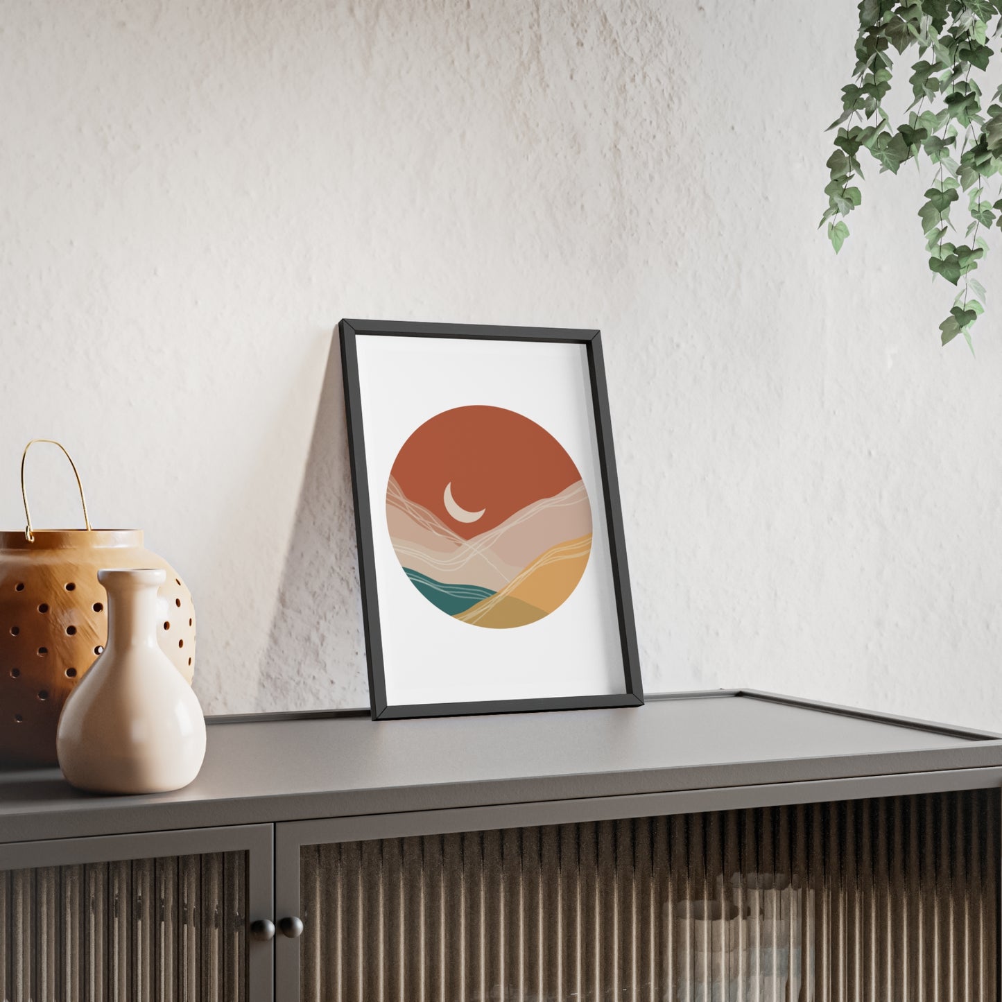 Poster with Wooden Frame