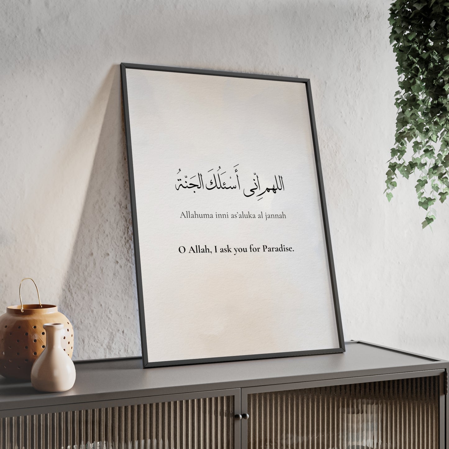 Poster with Wooden Frame