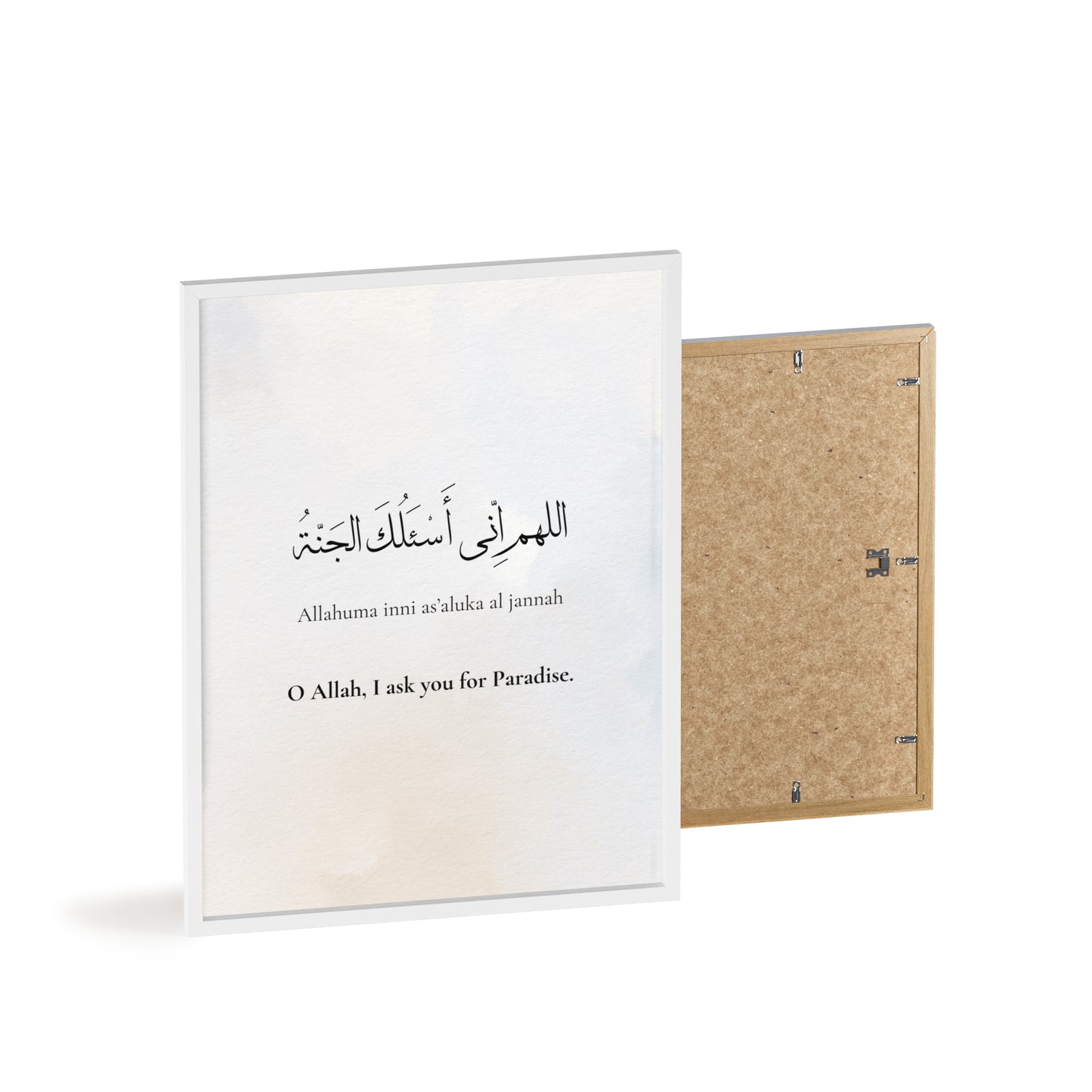Poster with Wooden Frame