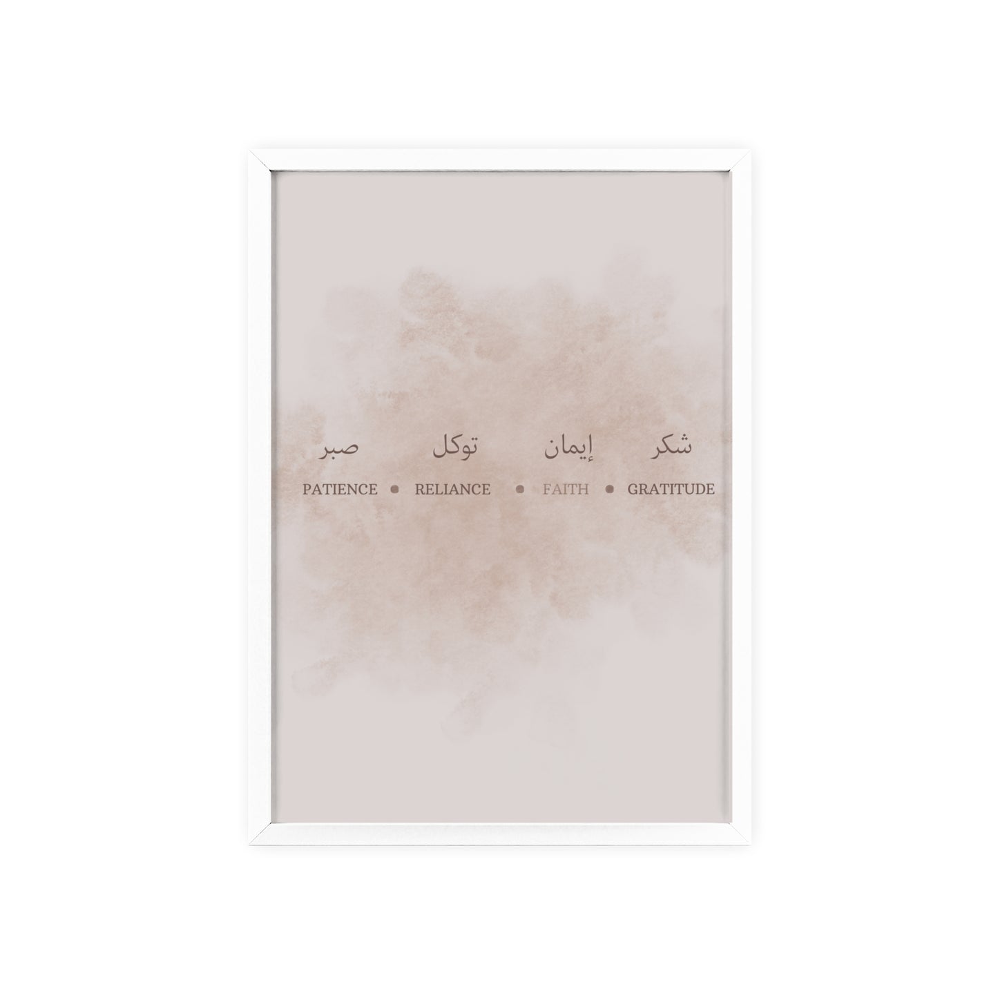 Poster with Wooden Frame