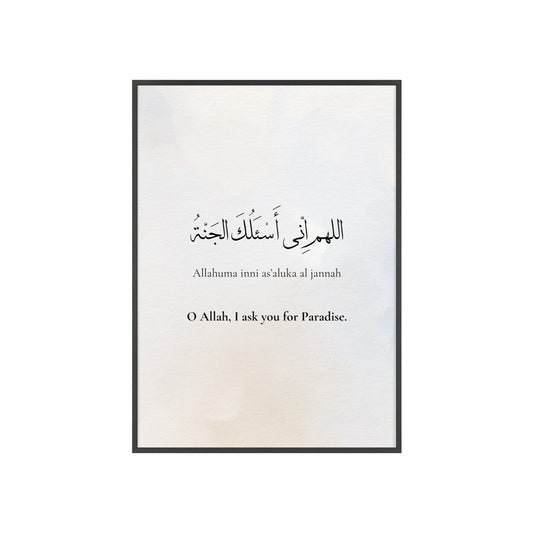Poster with Wooden Frame