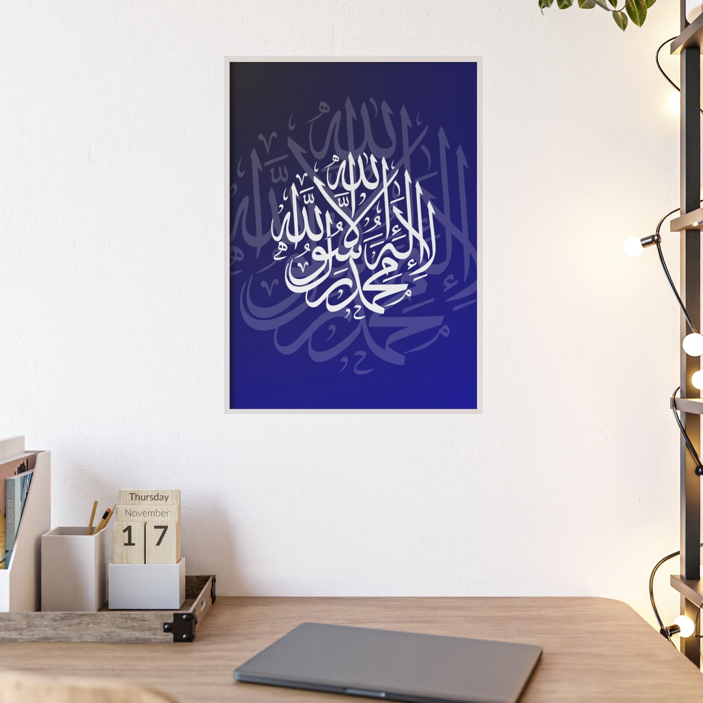 Poster with Wooden Frame