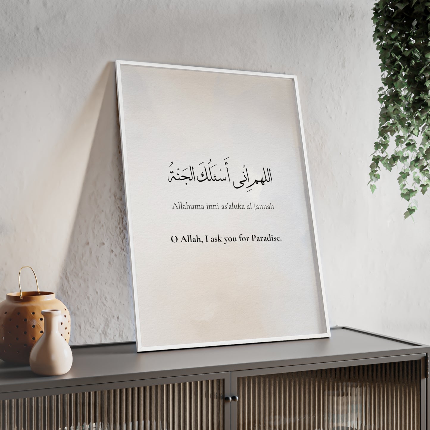 Poster with Wooden Frame