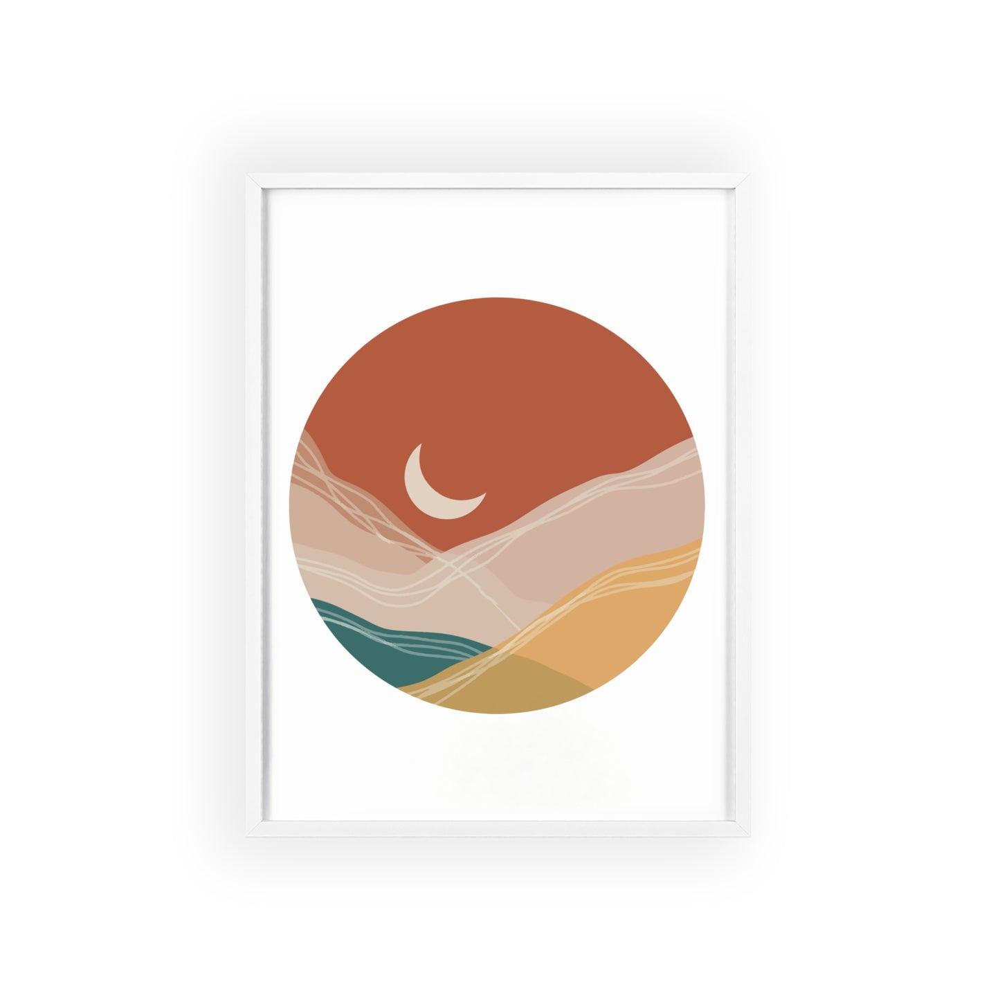 Poster with Wooden Frame