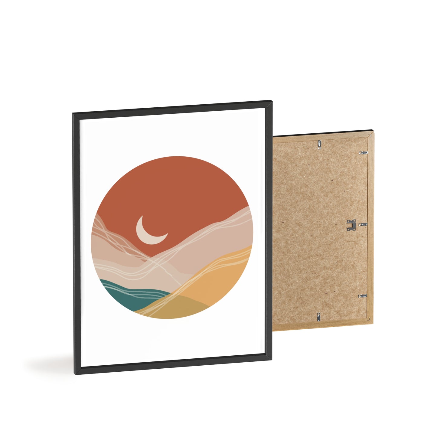 Poster with Wooden Frame