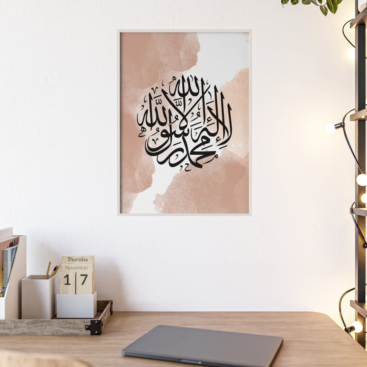 Poster with Wooden Frame