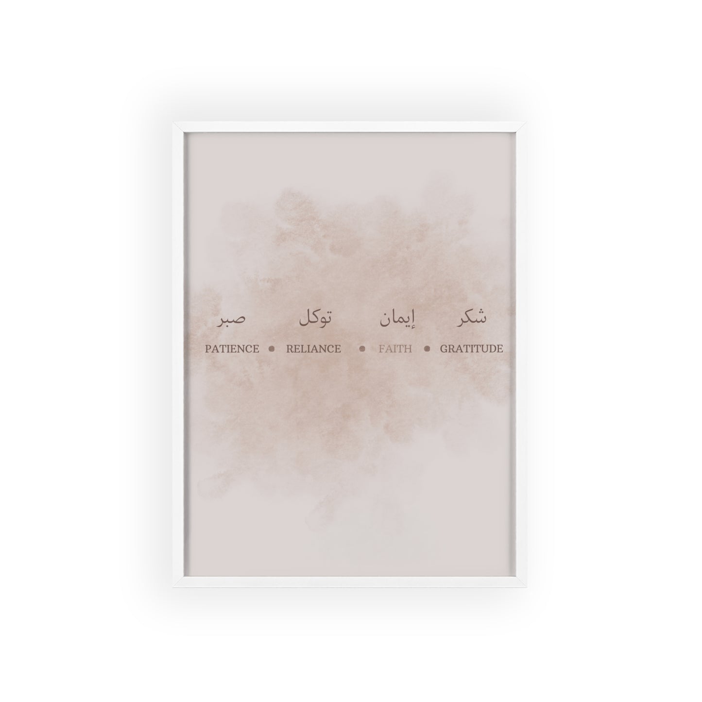 Poster with Wooden Frame