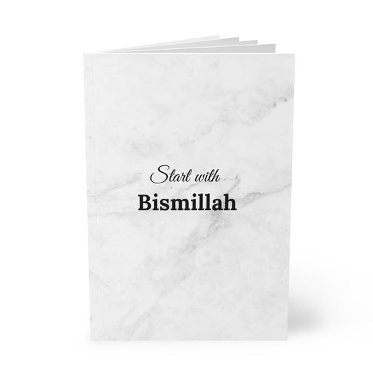 „Start with Bismillah“ Softcover Notebook