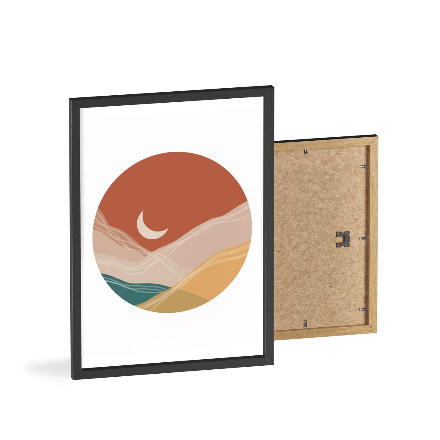 Poster with Wooden Frame