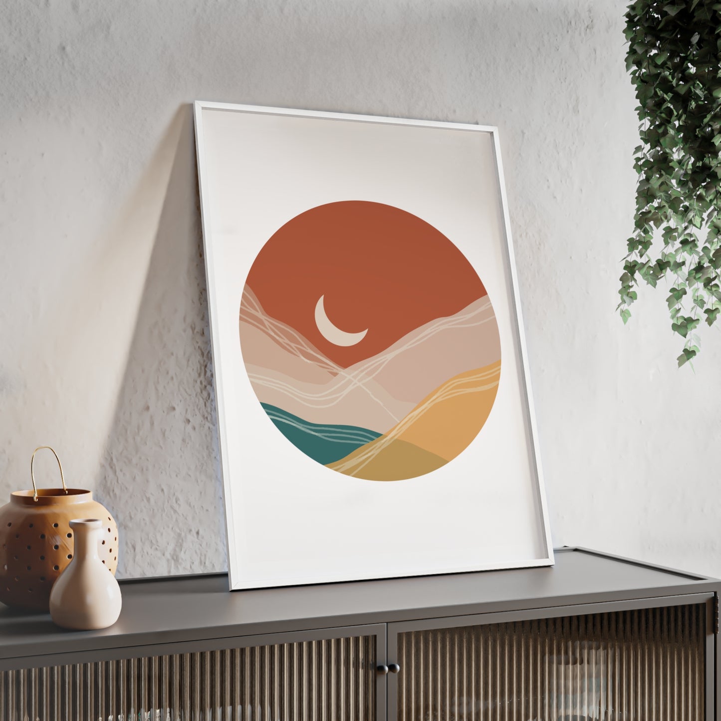 Poster with Wooden Frame