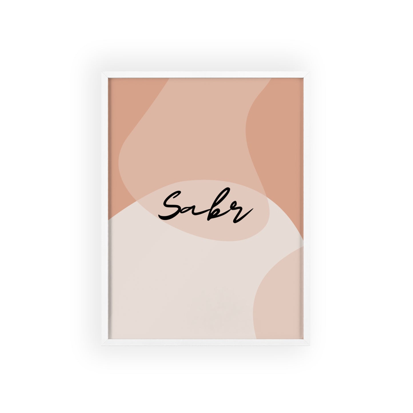 „Sabr“ Posters with Wooden Frame