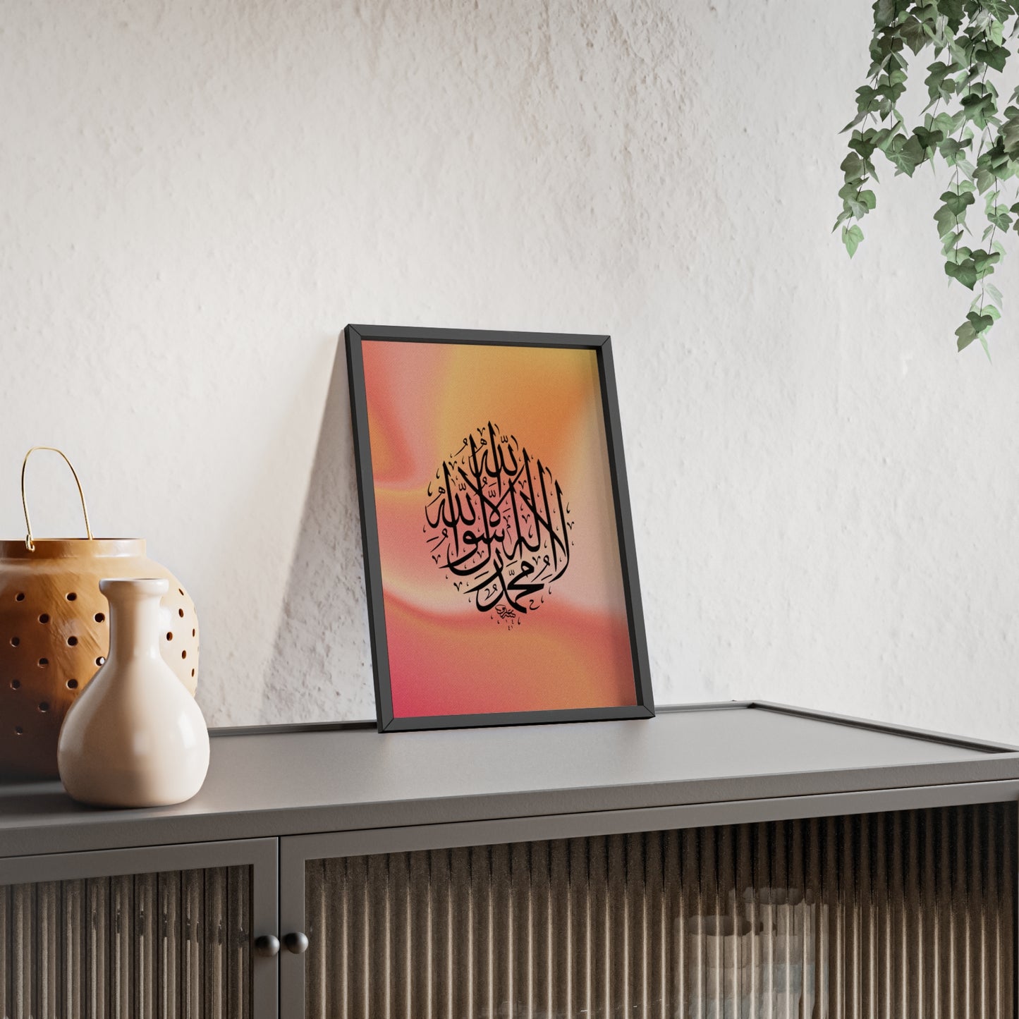 Poster with Wooden Frame